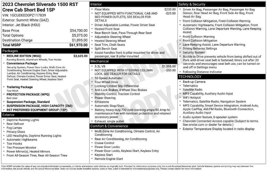 2023 Chevrolet Silverado 1500 RST