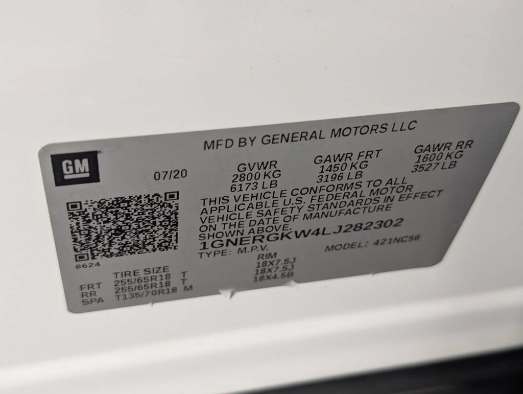 2020 Chevrolet Traverse LT Cloth