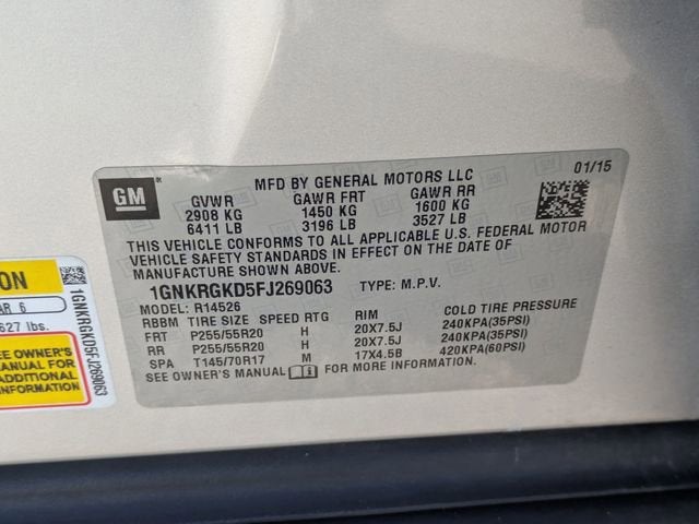 2015 Chevrolet Traverse LT