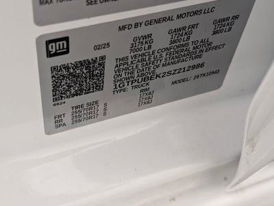2025 GMC Sierra 1500 SLE