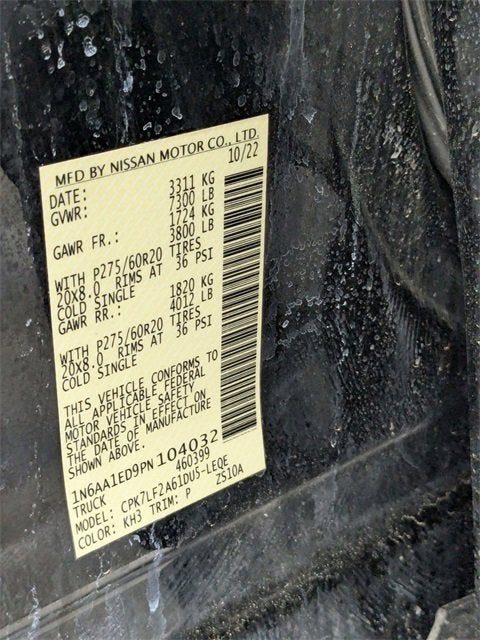 2023 Nissan Titan Platinum Reserve