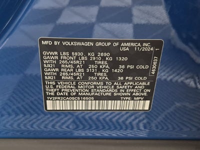 2025 Volkswagen Atlas 2.0T SEL Premium R-Line