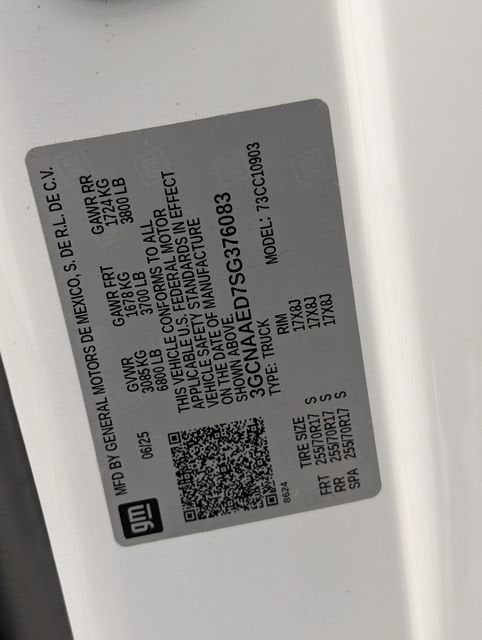 2025 Chevrolet Silverado 1500 WT