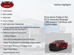 2019 Chevrolet Silverado 1500 Custom Trail Boss
