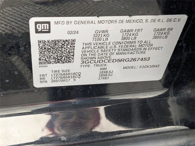 2024 Chevrolet Silverado 1500 Custom Trail Boss