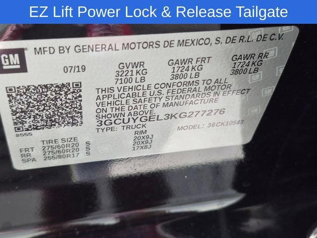 2019 Chevrolet Silverado 1500 LTZ