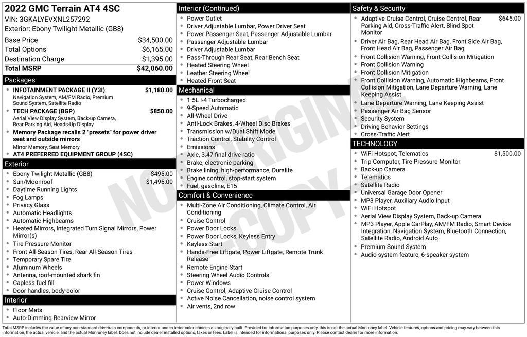 2022 GMC Terrain AT4