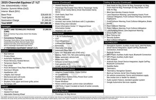 2025 Chevrolet Equinox LT