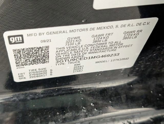 2021 GMC Sierra 1500 Elevation