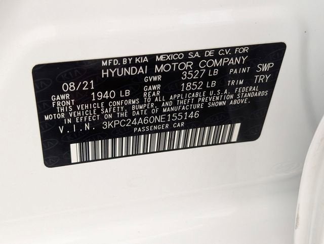 2022 Hyundai Accent SE