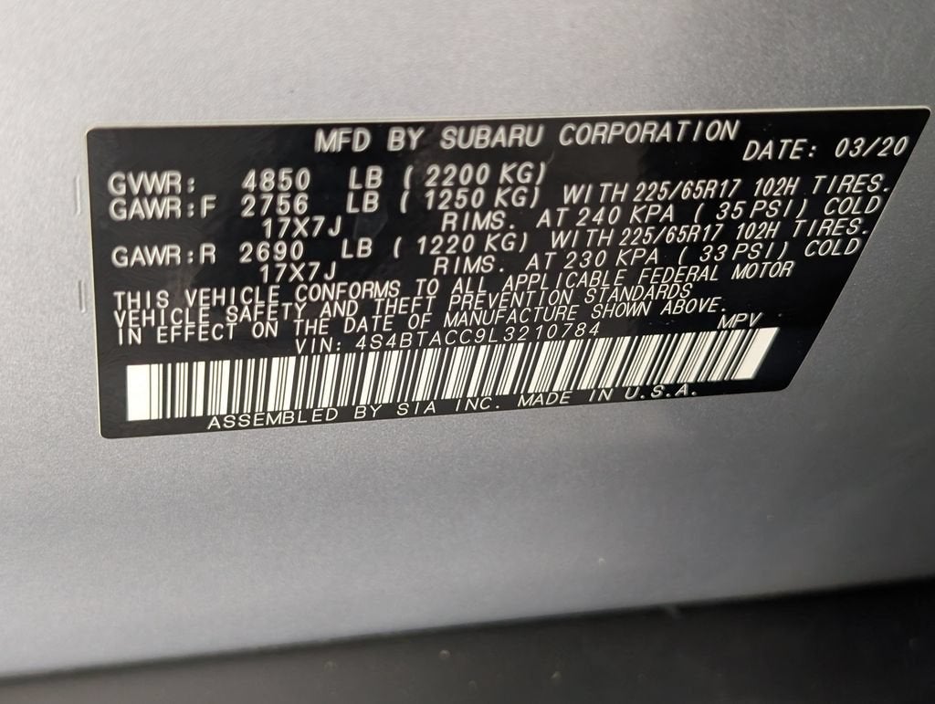 2020 Subaru Outback Premium