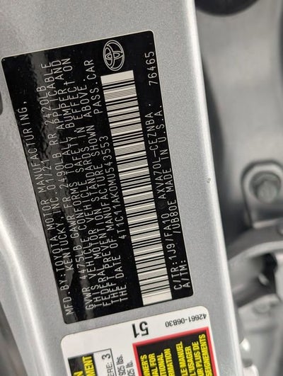 2021 Toyota Camry LE