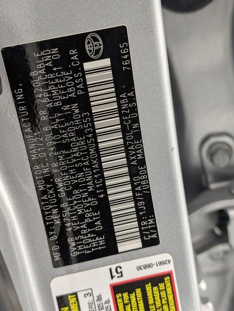 2021 Toyota Camry LE