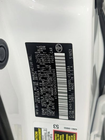 2025 Toyota Camry LE