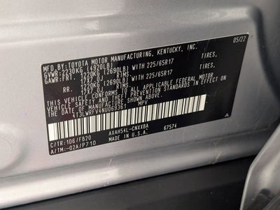 2022 Toyota RAV4 Hybrid LE