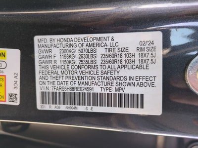 2024 Honda CR-V Hybrid Sport-L