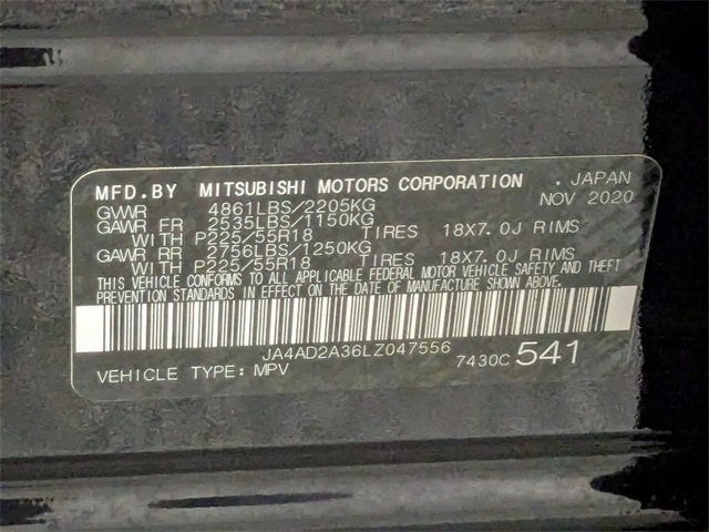 2020 Mitsubishi Outlander ES