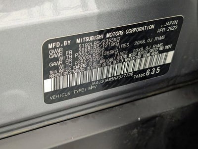 2022 Mitsubishi Outlander SE